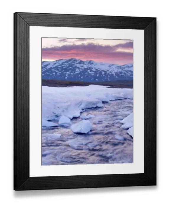 Framed Print : afterglow, area, backdrops, chains, cold, coldness, conservation, cool, coolness