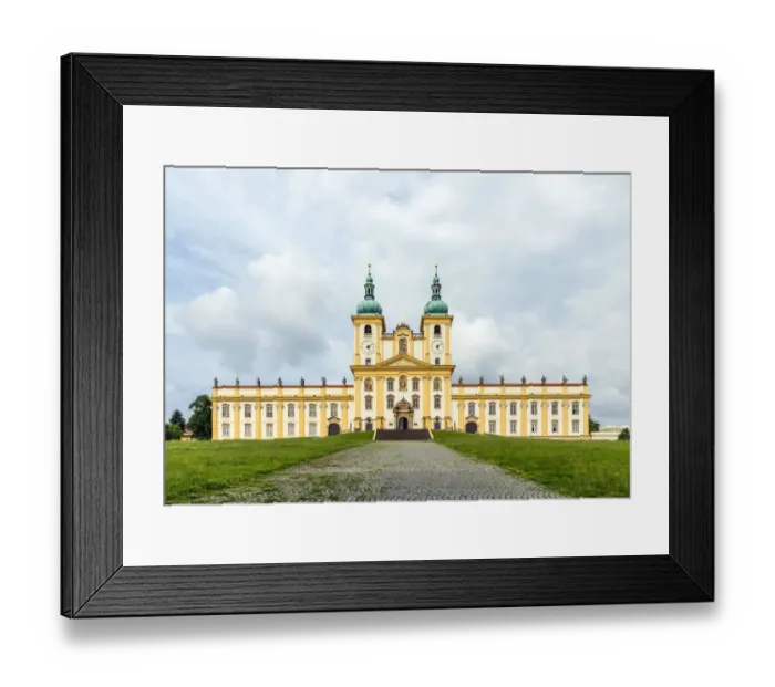 Framed Print : abbey, architectural style, baroque, building, catholic, ceska republika, double-tower Framed Print : abbey, architectural style, baroque, building, catholic, ceska republika, double-tower