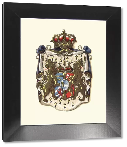 Coat of Arms of Sweden and Norway, 1898