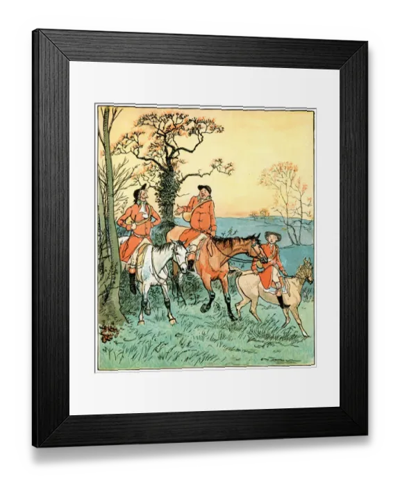 Framed Print : The Three Jovial Huntsmen; nought to bring away at last Framed Print : The Three Jovial Huntsmen; nought to bring away at last