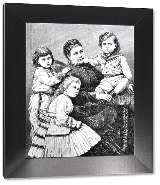 Princess Mary of teck and her children