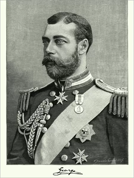 Portrait of King George V, 1892