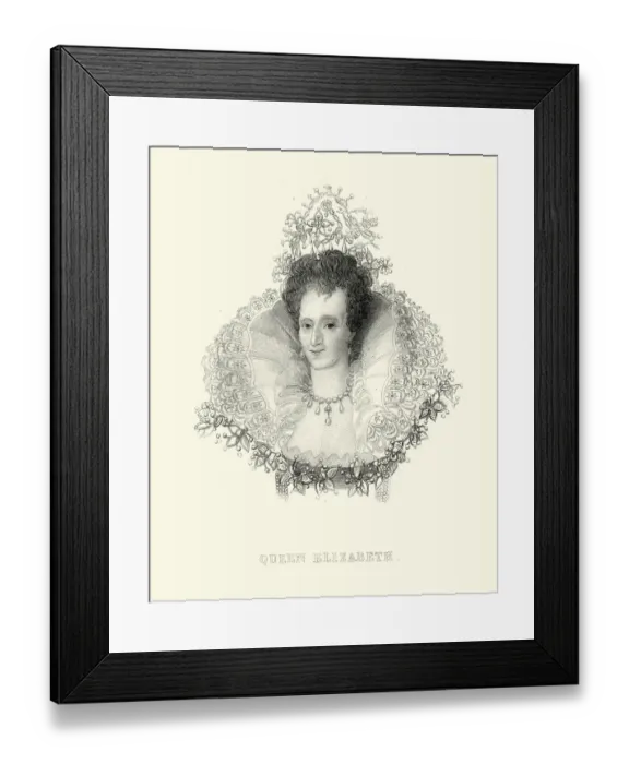 Framed Print : Portrait of Queen Elizabeth I