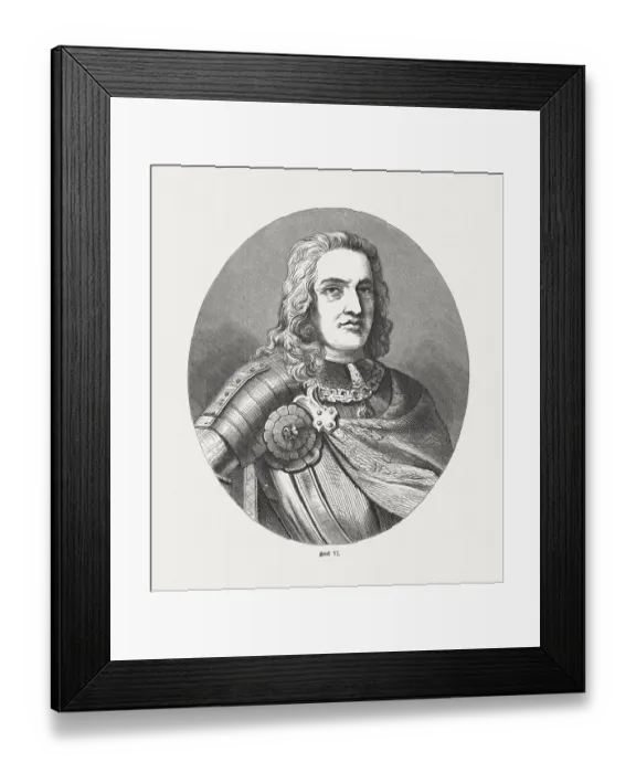 Framed Print : Charles VI, Holy Roman Emperor, published in 1871 Framed Print : Charles VI, Holy Roman Emperor, published in 1871