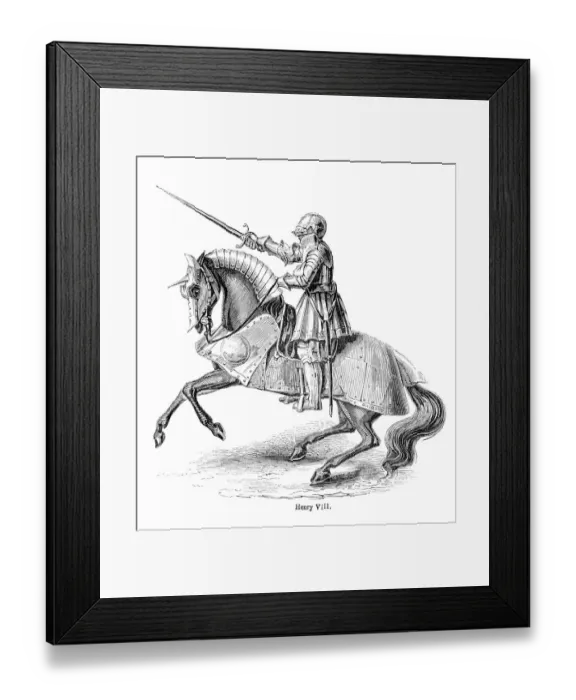 Framed Print : Henry VIII Engraving Framed Print : Henry VIII Engraving