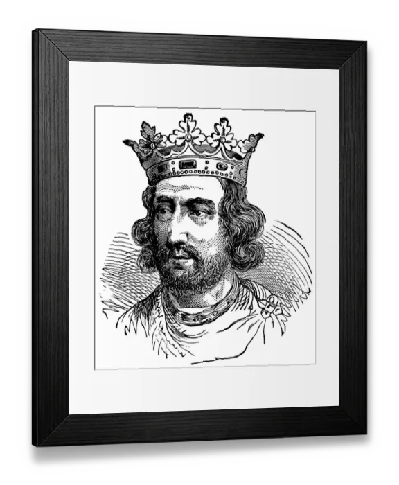 Framed Print : Henry III. Engraving from 1896 featuring King Henry III who ruled England Framed Print : Henry III. Engraving from 1896 featuring King Henry III who ruled England