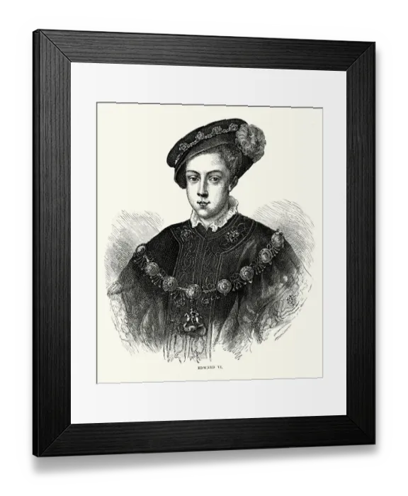 Framed Print : Edward VI of England