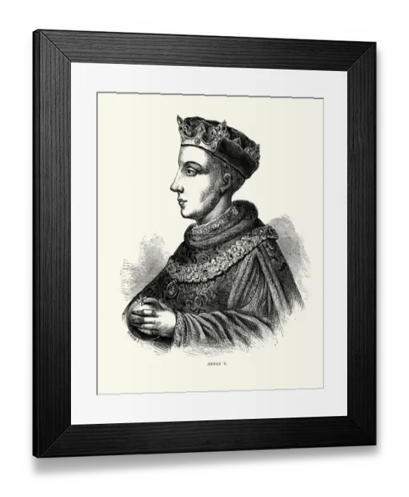 Framed Print : King Henry V Framed Print : King Henry V