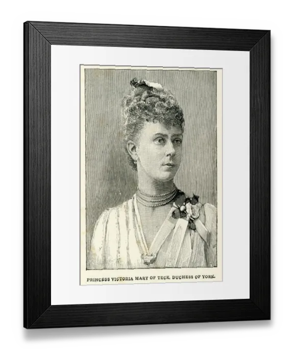 Framed Print : Princess Mary of Teck Framed Print : Princess Mary of Teck