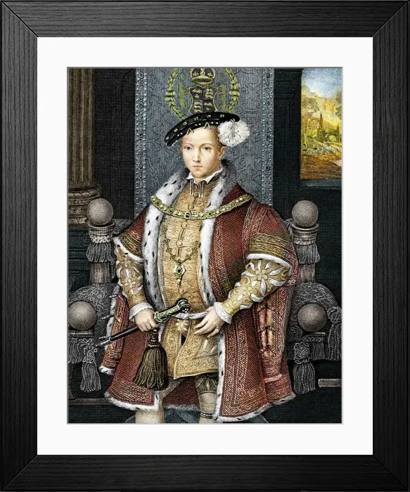 Framed Print : King Edward the Sixth Framed Print : King Edward the Sixth
