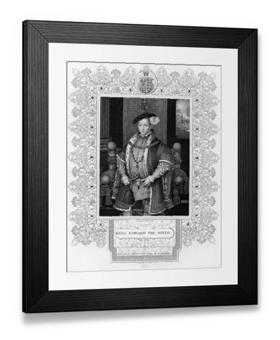 Framed Print : King Edward the Sixth Framed Print : King Edward the Sixth