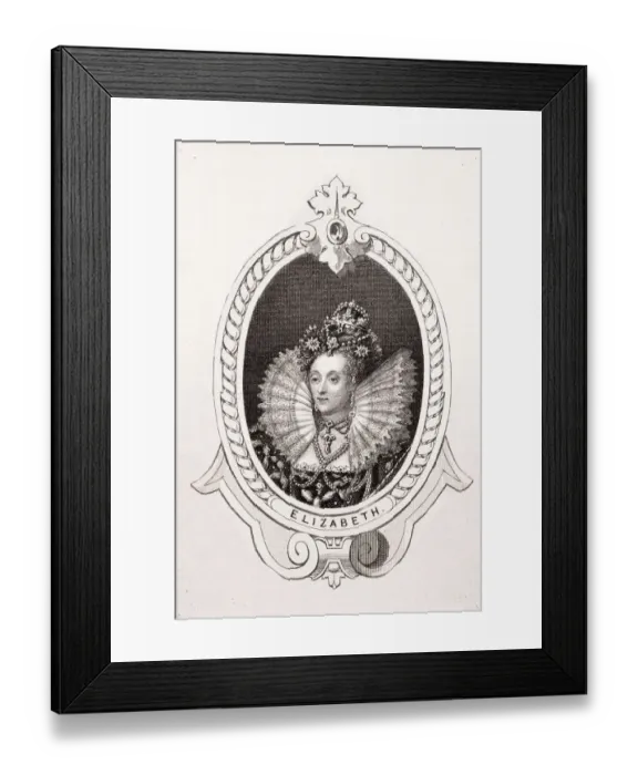 Framed Print : Queen Elizabeth I
