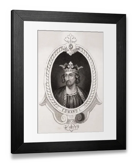 Framed Print : King Edward I Framed Print : King Edward I