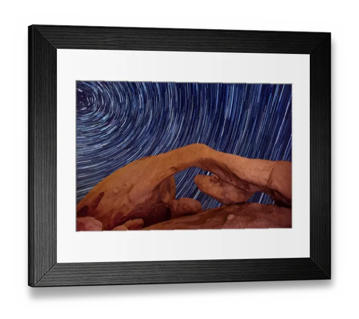 Framed Print : Arch and stars Framed Print : Arch and stars