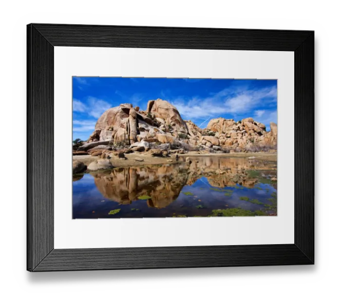 Framed Print : Barker Dam Reflections Framed Print : Barker Dam Reflections