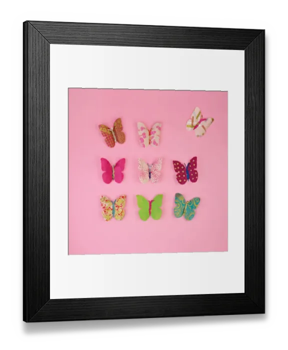 Framed Print : Paper butterflies Framed Print : Paper butterflies