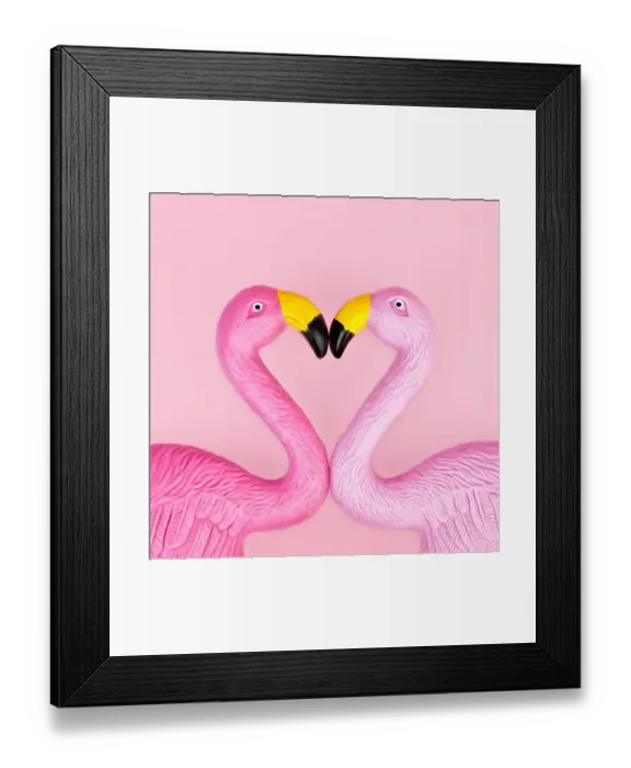 Framed Print : Pair of flamingos Framed Print : Pair of flamingos