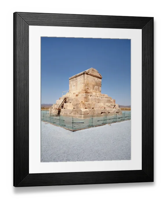 Framed Print : Tomb of Cyrus the Great, Pasargad, Iran Framed Print : Tomb of Cyrus the Great, Pasargad, Iran