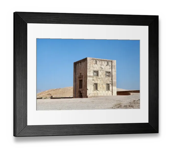Framed Print : Cube of Zoroaster, Naqsh-e Rostam, Fars, Iran Framed Print : Cube of Zoroaster, Naqsh-e Rostam, Fars, Iran