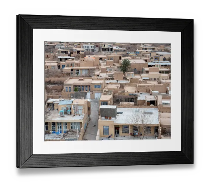 Framed Print : Meybod houses, central Iran Framed Print : Meybod houses, central Iran