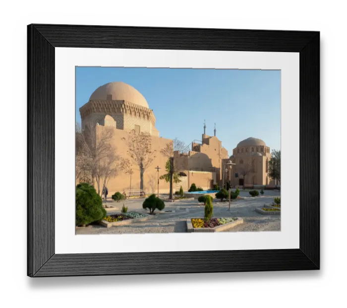 Framed Print : Alexanders prison and Tomb of 12 imams, Yazd, Iran Framed Print : Alexanders prison and Tomb of 12 imams, Yazd, Iran