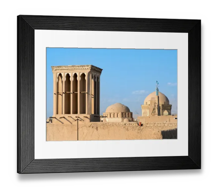 Framed Print : Yazd skyline, Iran Framed Print : Yazd skyline, Iran