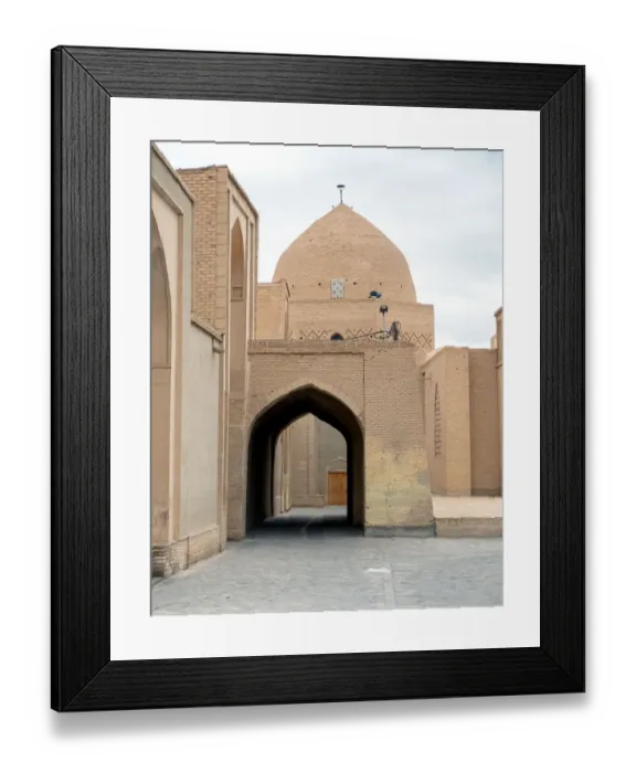 Framed Print : Nain old town, Isfahan province, Iran