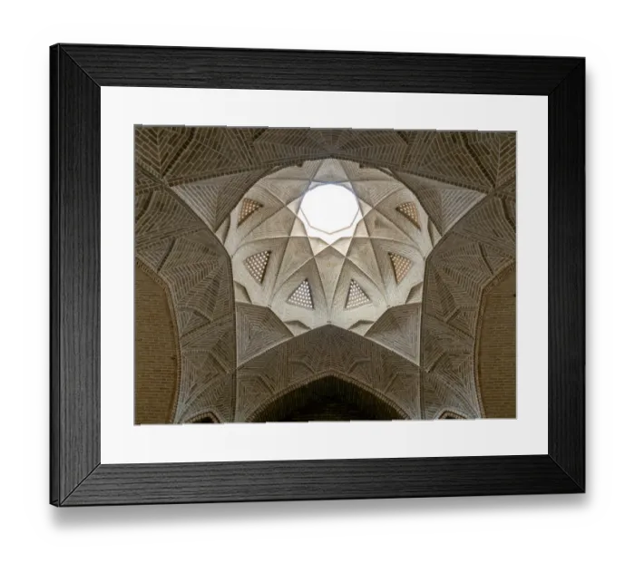 Framed Print : Shah Abbasi Caravanserai dome detail, Meybod, Iran Framed Print : Shah Abbasi Caravanserai dome detail, Meybod, Iran