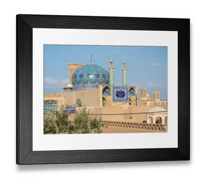 Framed Print : Seyyed Taj-e-din mausoleum, Yazd old town, Iran Framed Print : Seyyed Taj-e-din mausoleum, Yazd old town, Iran