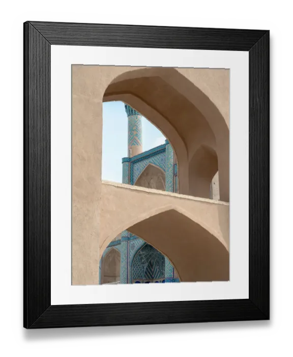 Framed Print : Amir Chakhmaq complex detail, Yazd, Iran Framed Print : Amir Chakhmaq complex detail, Yazd, Iran