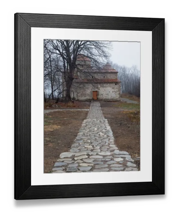 Framed Print : Dzveli Shuamta monastery, Telavi, Kakheti region, Georgia