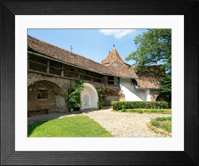 Framed Print : Cisnadie saxon fortified church, Romania Framed Print : Cisnadie saxon fortified church, Romania