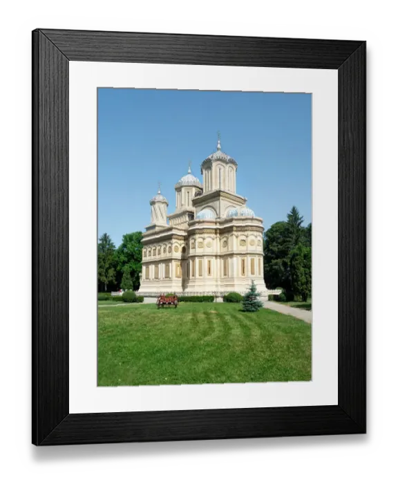 Framed Print : Orthodox cathedral, Curtea de Arges, Romania
