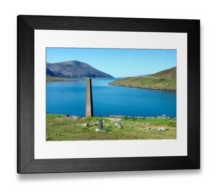Framed Print : Ruined old whaling factory, Isle of Harris Framed Print : Ruined old whaling factory, Isle of Harris