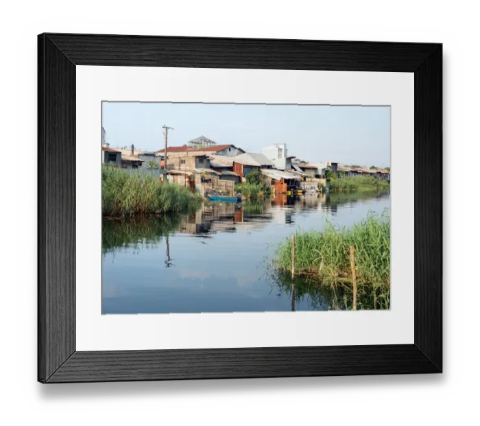 Framed Print : Bandar-e Anzali scenery, Gilan, Iran Framed Print : Bandar-e Anzali scenery, Gilan, Iran