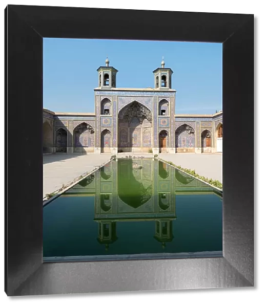 Nasir ol Molk mosque pool, Shiraz, Iran