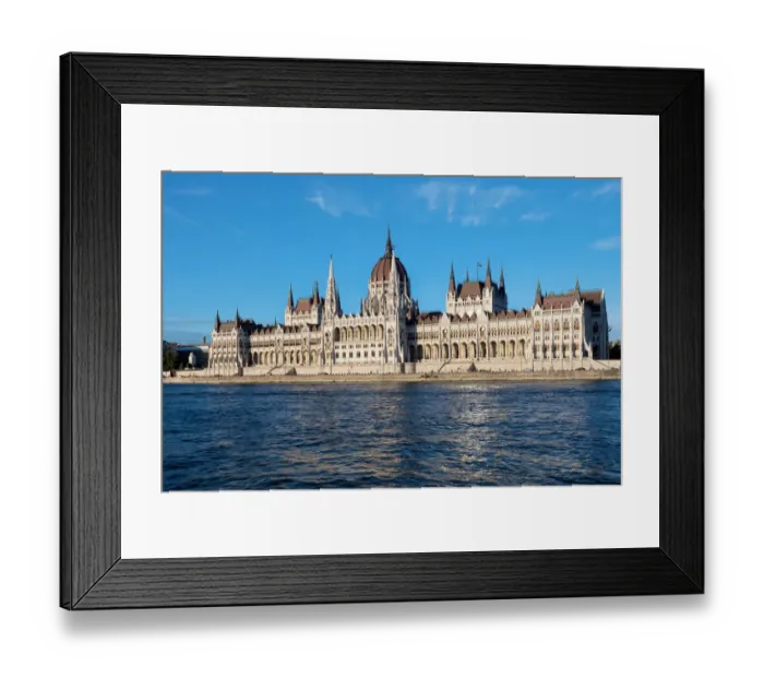 Framed Print : Budapest parliament building, Hungary