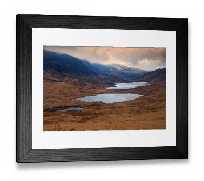 Framed Print : Lakes on the isle of Mull Framed Print : Lakes on the isle of Mull