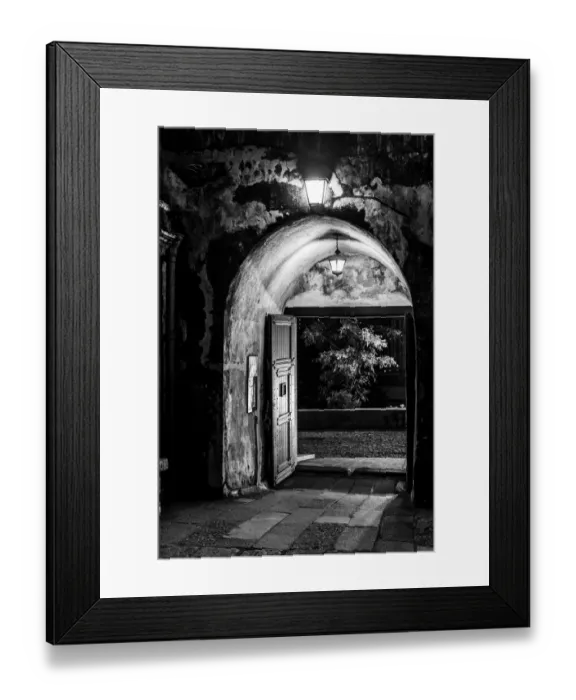 Framed Print : Night view of the entrance of the Monte fort in Macau Framed Print : Night view of the entrance of the Monte fort in Macau