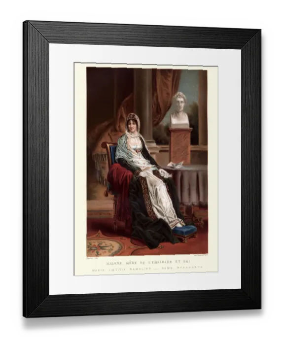 Framed Print : Letizia Ramolin, mother of Napoleon Bonaparte Framed Print : Letizia Ramolin, mother of Napoleon Bonaparte