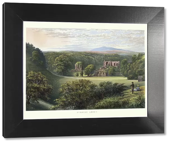 Furness Abbey, Cumbria, England 19th Century