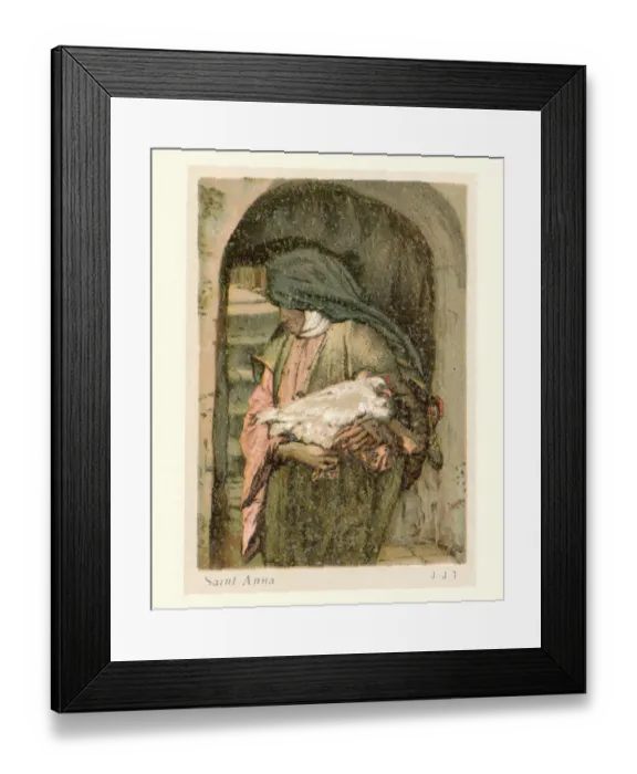 Framed Print : Saint Anne, by J. James Tissot Framed Print : Saint Anne, by J. James Tissot