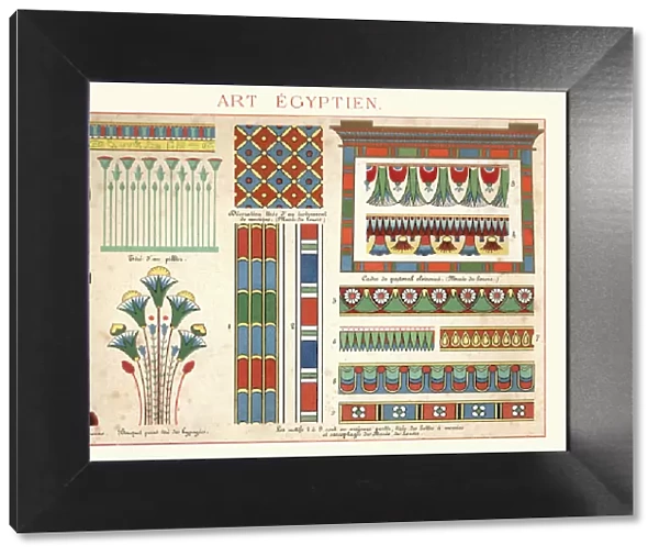 Examples of Ancient Egytian Art Ornamentation