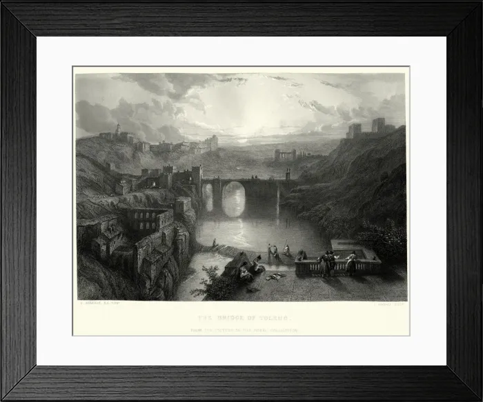 Framed Print : The Bridge of Toledo Framed Print : The Bridge of Toledo