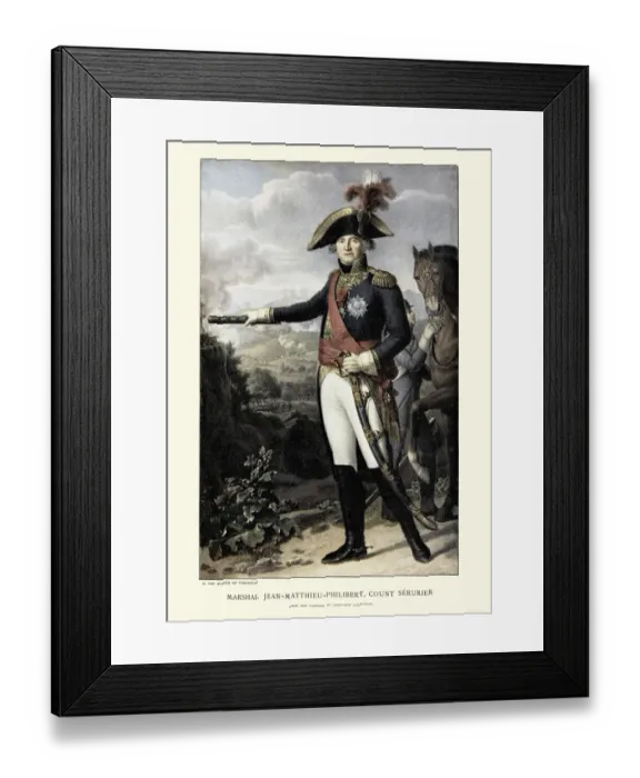 Framed Print : Portrait of Jean-Mathieu-Philibert Serurier Framed Print : Portrait of Jean-Mathieu-Philibert Serurier