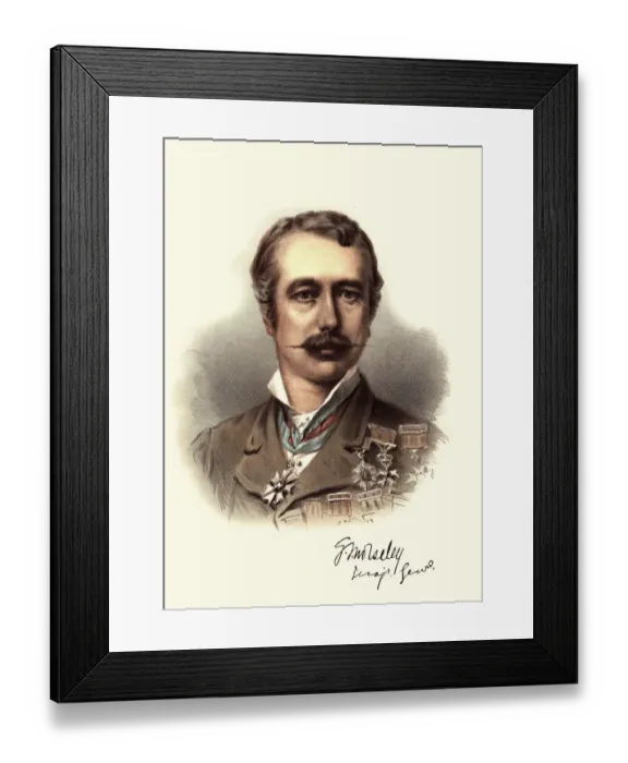Framed Print : Eminent Victorians - Portrait of Field Marshal Garnet Wolseley Framed Print : Eminent Victorians - Portrait of Field Marshal Garnet Wolseley