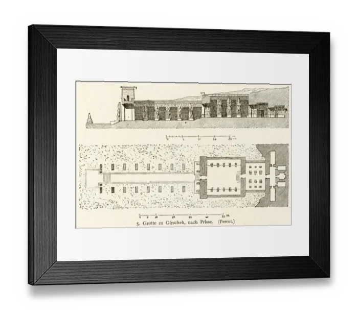 Framed Print : Temple of Gerf Hussein Framed Print : Temple of Gerf Hussein