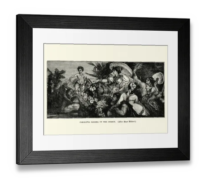 Framed Print : Cleopatra sailing up the Cydnus Framed Print : Cleopatra sailing up the Cydnus