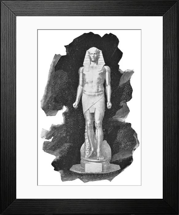 Framed Print : Statue of Osiris-Antinous Framed Print : Statue of Osiris-Antinous