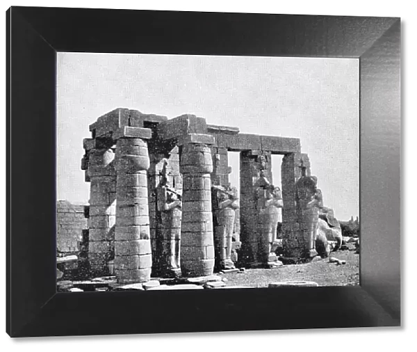 The Ramesseum in Luxor, Egypt - Ottoman Empire